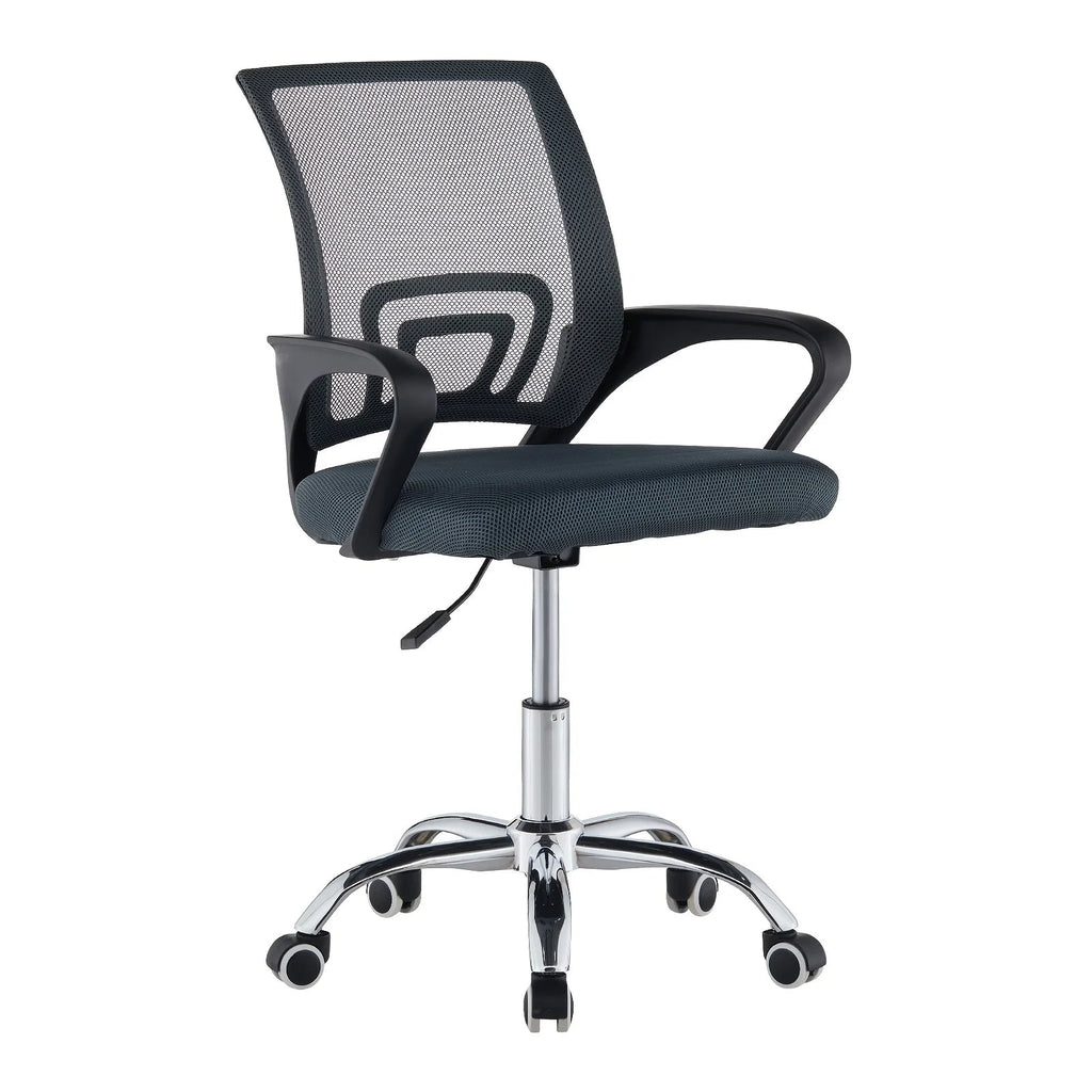 Ergonomic Mid-Back Office Chair with Adjustable Height Breathable Mesh Executive Desk Chair with Lumbar Support