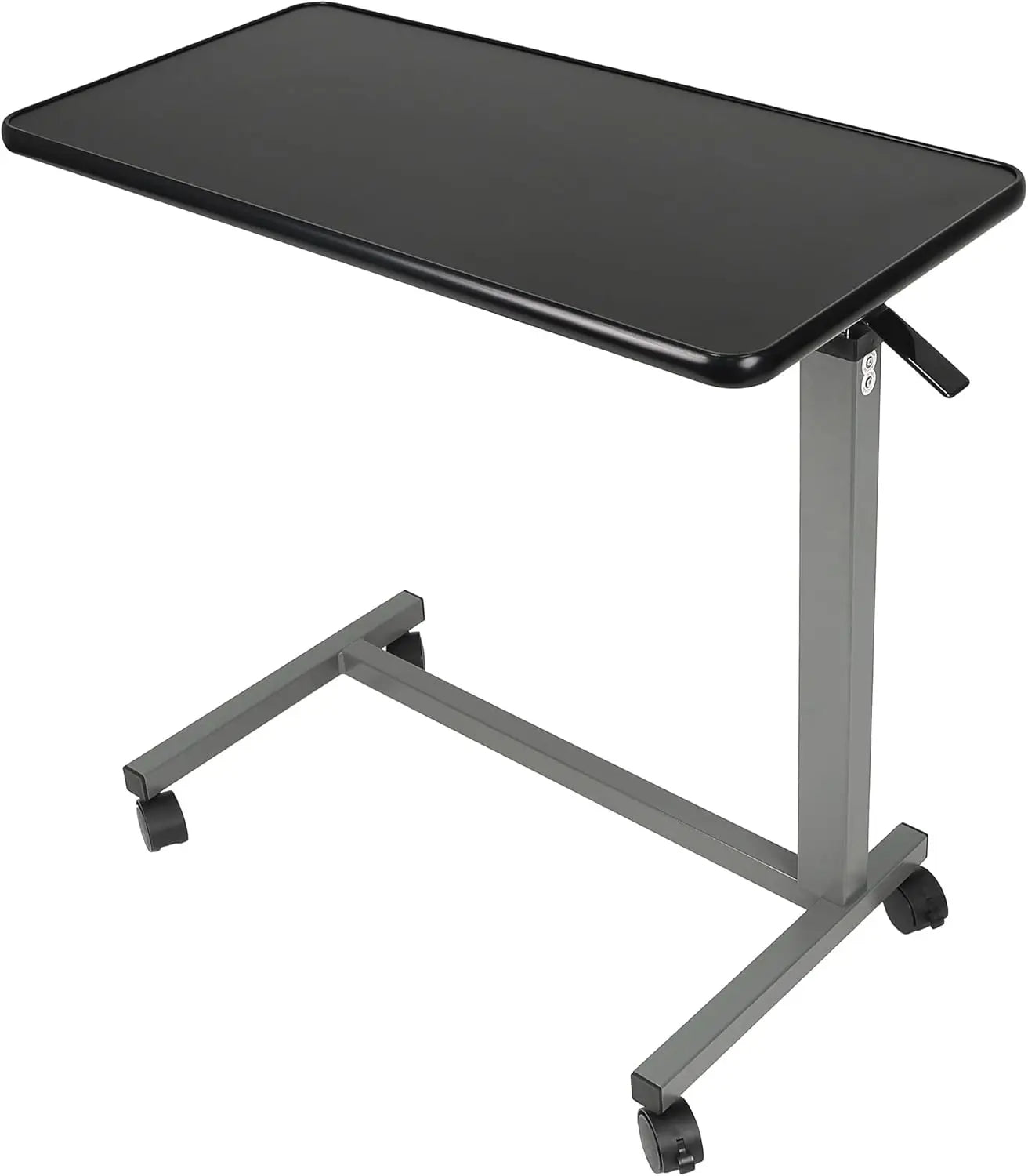 Medical Adjustable Overbed Bedside Table With Wheels (Hospital and Home Use)