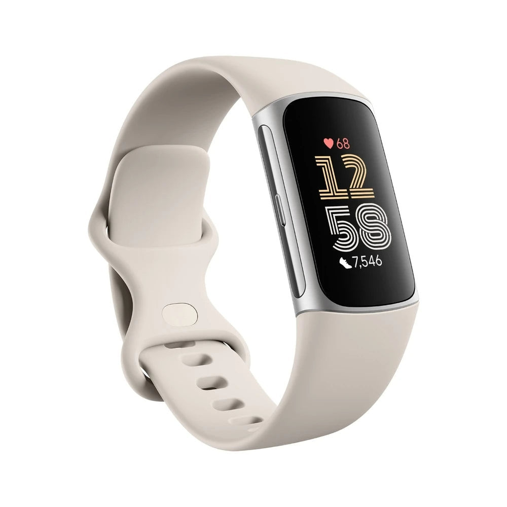 Fitbit Charge 6 Fitness Tracker with Google apps, Heart Rate on Exercise Equipment, 6-Months Premium Membership Included, GPS