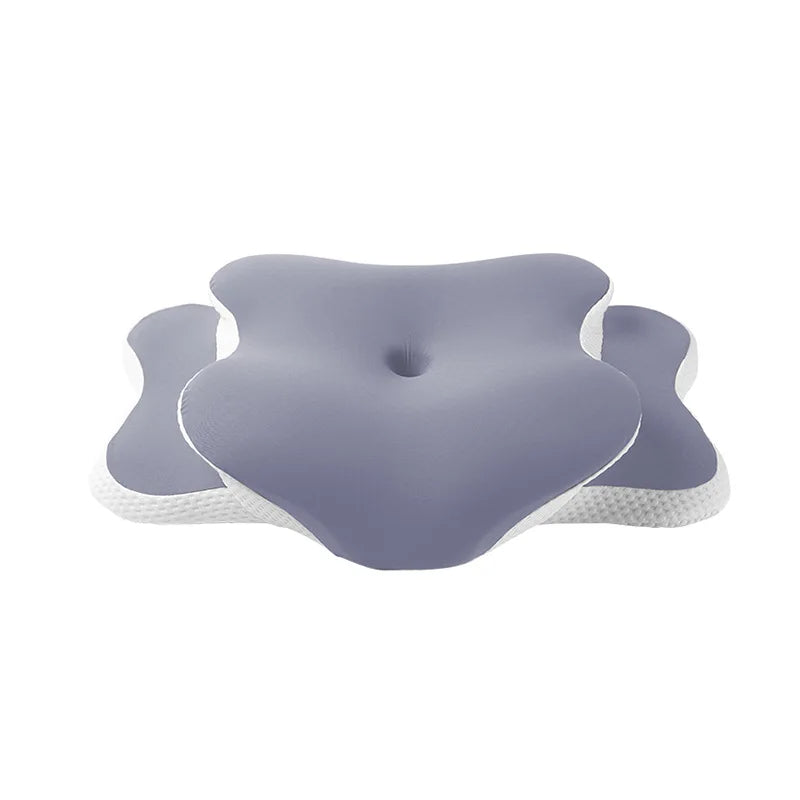 Ergonomic Cervical Pillow Memory Foam Pillow Neck Pain Relief Comes With Ice Silk Pillowcase Adjustable For Back Side Sleepers
