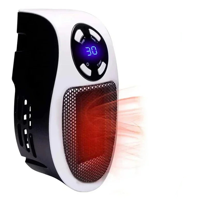 Portable Electric Heater Mini Radiator Plug in Wall Home Appliance with Remote Control Fast Heating Hand Warmer for Room Desktop